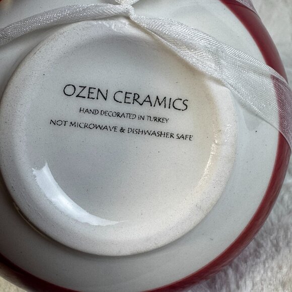 Handmade Turkish Ceramic Bowls Set Of 2 Pieces By Ozen Ceramics - Picture 6 of 8